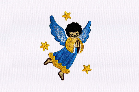 Angel Girl Embroidery Design