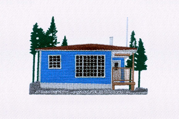 Beach Cabin Embroidery Design Review for Apparel Projects