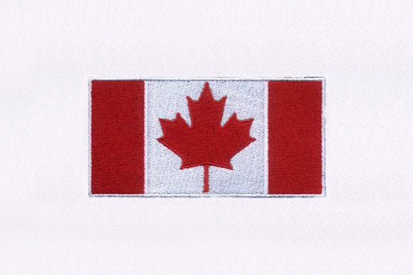 Bordered Canada Flag Design Review for Business Use