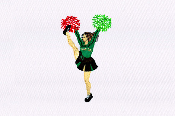 Cheerleading Girl Design Review for Craft Fair Success