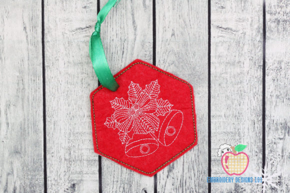 Christmas Bells with Leaf ITH Ornament Review