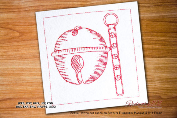 Dexter Bells Lineart: A Seasonal Embroidery Gem