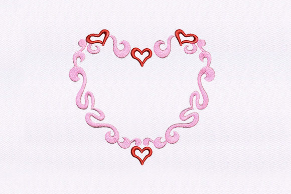 Outlined Heart: A Versatile Embroidery Design