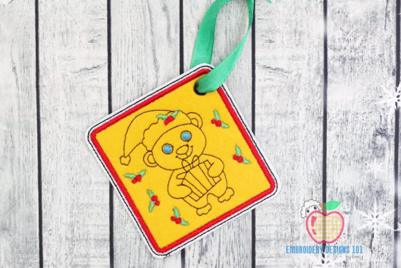Polar Bear with Gift Box ITH Ornament Review for Personalized Embroidery