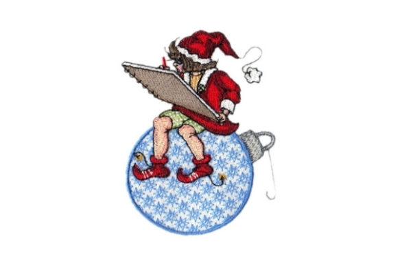 Sassy List Taker Elf Embroidery Design Review for Business Use