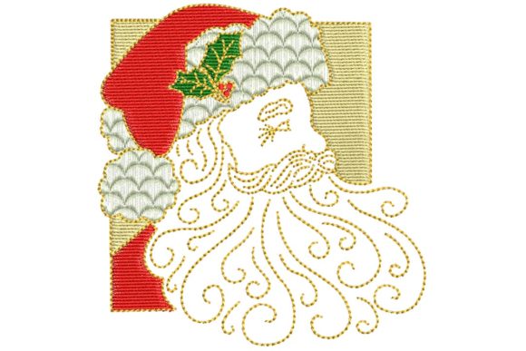 Vintage Santa Face Embroidery Review