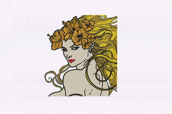 Warrior Woman Embroidery