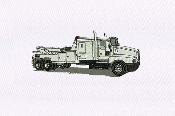 White Truck Embroidery Design Review for Seasonal Products